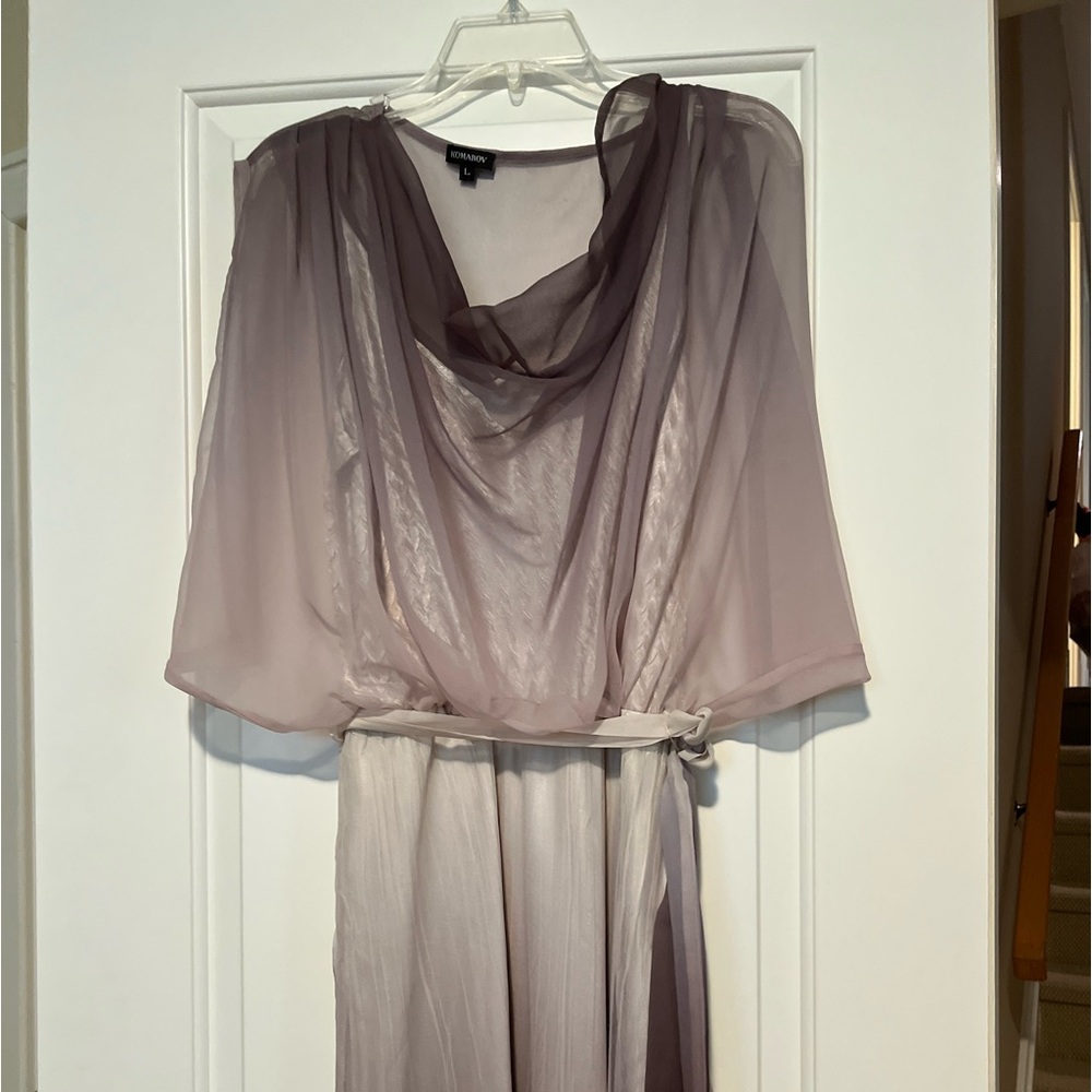 Soft and classy mother of the groom dress.